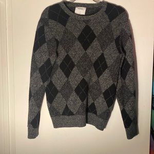 Gray and Black Old Navy Sweater